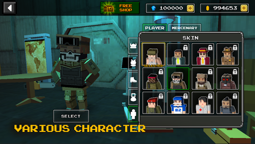 Pixel Z Gunner 3D (Free Shopping) screenshot 14