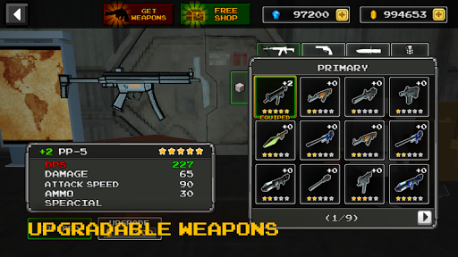Pixel Z Gunner 3D (Free Shopping) screenshot 1