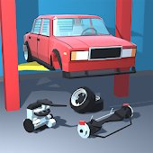 Retro Garage - Car mechanic simulator (Unlimited Money) medium icon