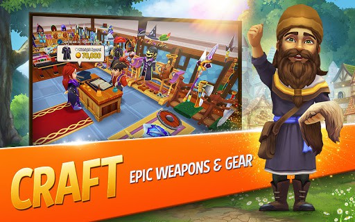 Shop Titans: Epic Idle Crafter, Build & Trade RPG screenshot 4