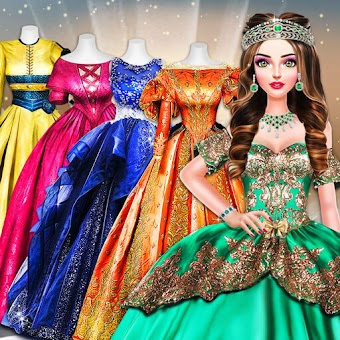 Princess Girls Makeup Dress up (Unlimited Diamond) icon