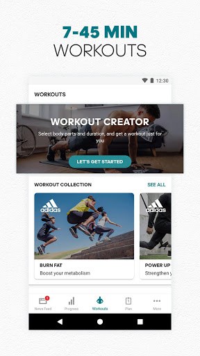 adidas Training by Runtastic - Workout Fitness App (PREMIUM) screenshot 1
