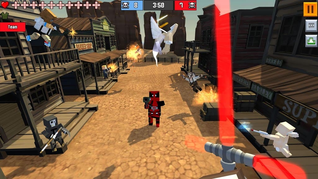 Pixel Fury: Multiplayer in 3D (Unlimited Money) Download MOD APK