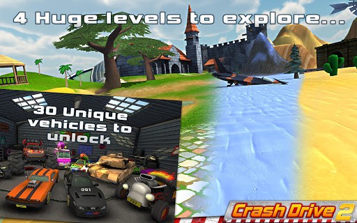 Crash Drive 2: 3D racing cars (Unlimited Money) screenshot 3