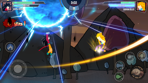 Stickman Warriors - Super Dragon Shadow Fight (PRO Unlocked) screenshot 0