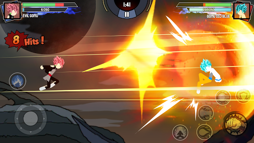 Stickman Warriors - Super Dragon Shadow Fight (PRO Unlocked) screenshot 2