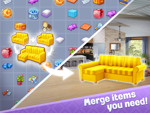 Merge Design: Home Restoration (Unlimited Money) screenshot 10