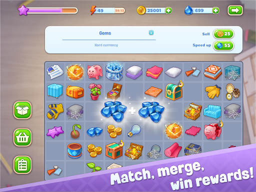 Merge Design: Home Restoration (Unlimited Money) screenshot 12