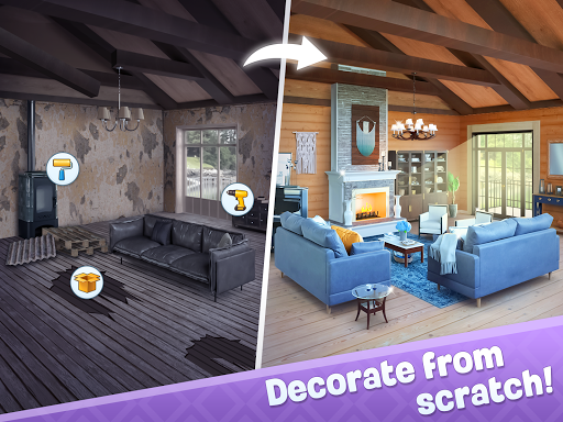 Merge Design: Home Restoration (Unlimited Money) screenshot 13