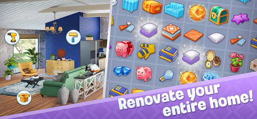 Merge Design: Home Restoration (Unlimited Money) screenshot 1