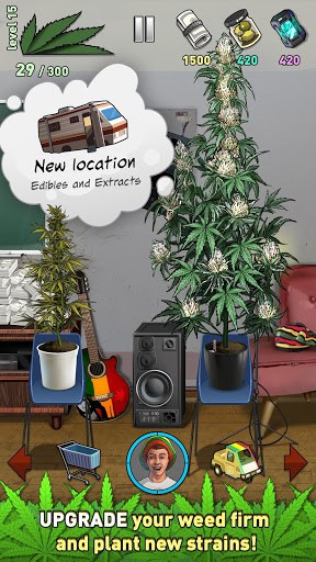 Weed Firm 2: Bud Farm Tycoon screenshot 1