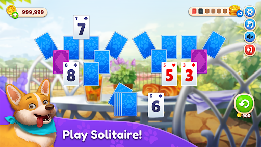 Piper's Pet Cafe - Solitair (Unlimited Money) screenshot 1