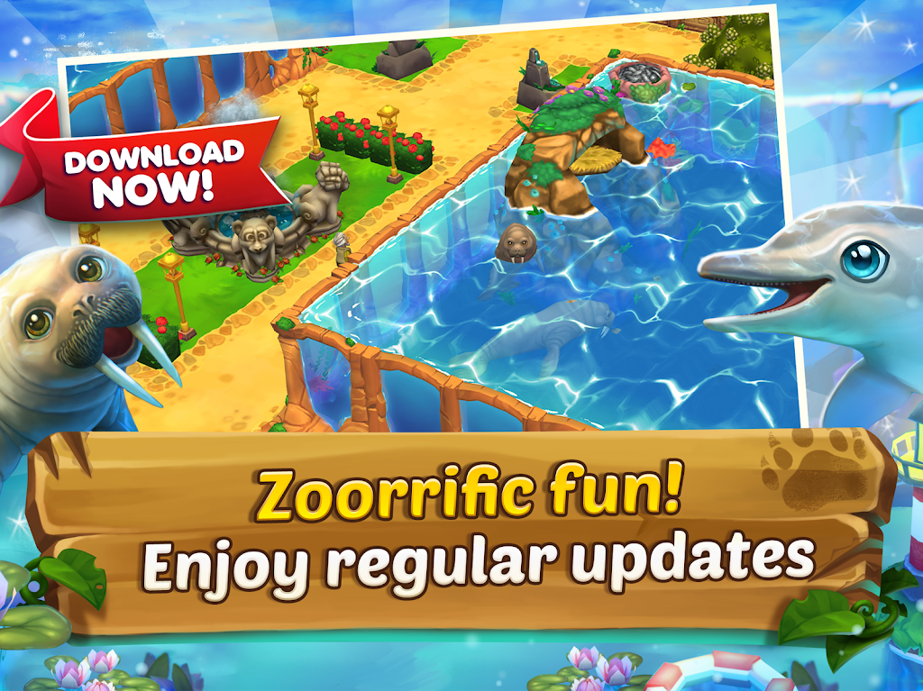 download the new version Zoo Life: Animal Park Game