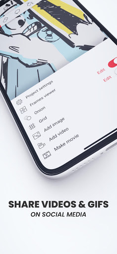 Flipaclip: Cartoon Animation Creator & Art Studio (Donate Features) screenshot 0