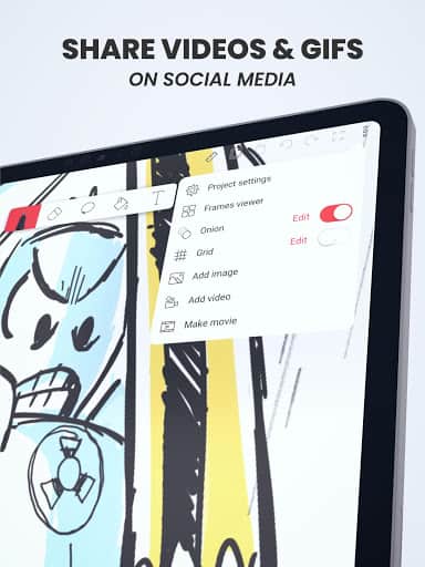 Flipaclip: Cartoon Animation Creator & Art Studio (Donate Features) screenshot 7