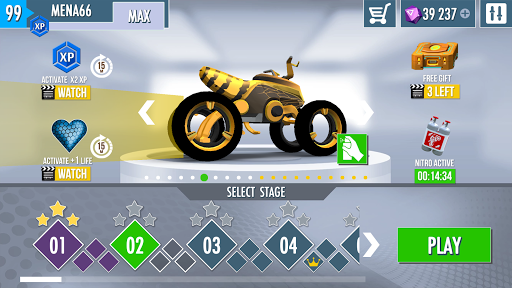 Gravity Rider Zero (Unlimited Money) screenshot 2