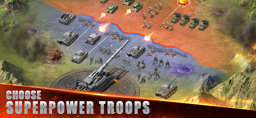 World War 2:Strategy Battl (Unlimited Money, Medals) screenshot 3
