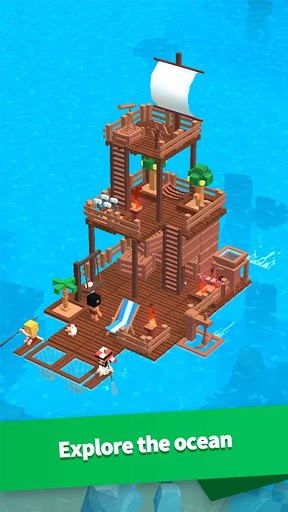 Idle Arks: Build at Sea (Free Shopping) screenshot 0