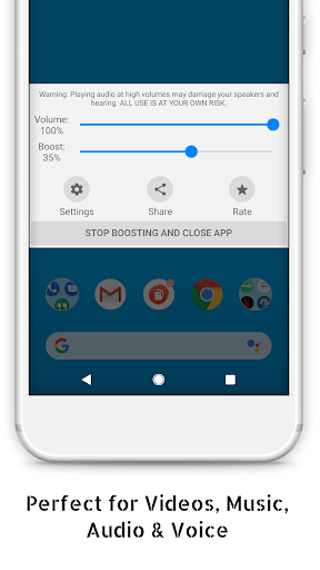Speaker Boost: Volume Booster & Sound Amplifier 3D (Premium) screenshot 0