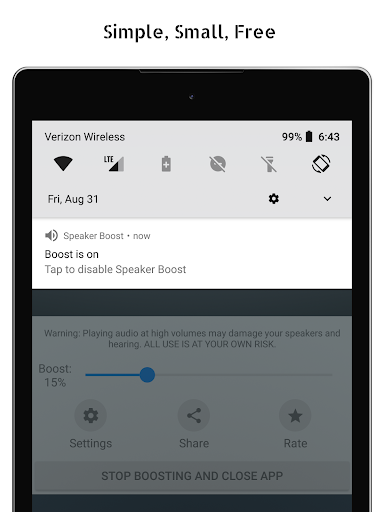 Speaker Boost: Volume Booster & Sound Amplifier 3D (Premium) screenshot 4