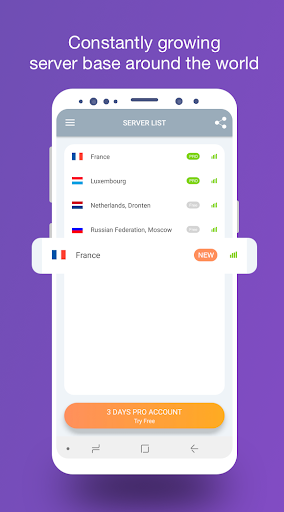 VPN Tap2free – free VPN service (Premium Unlocked) screenshot 1