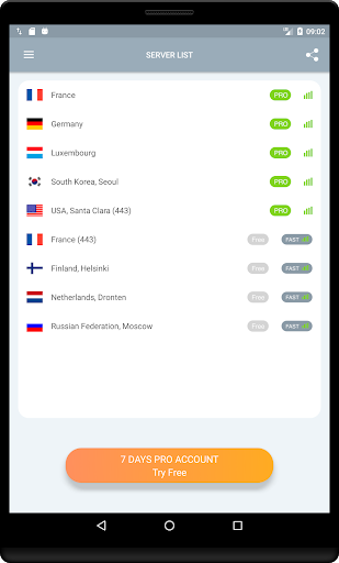 VPN Tap2free – free VPN service (Premium Unlocked) screenshot 7