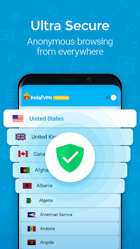 Hola VPN Proxy Plus (Premium) screenshot 0