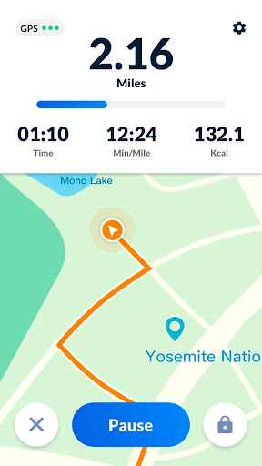 Pedometer - Step Counter (Premium Unlocked) screenshot 1