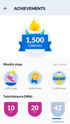 Pedometer - Step Counter (Premium Unlocked) screenshot 3