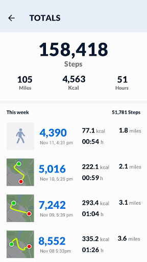 Pedometer - Step Counter (Premium Unlocked) screenshot 4